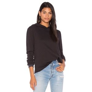 Nation LTD black hoodie sweatshirt with tattoo patches